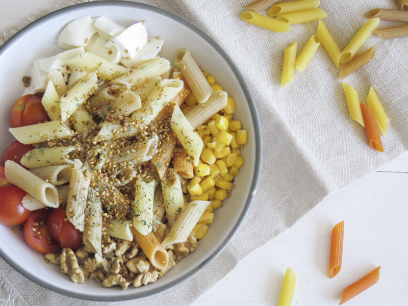 receta de ensalada de pasta sin gluten