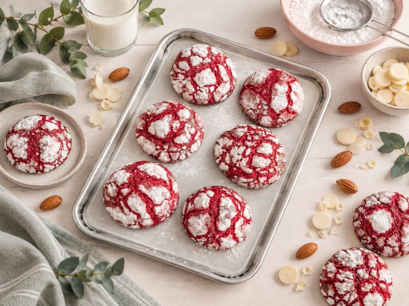 Galletas sin gluten red velvet