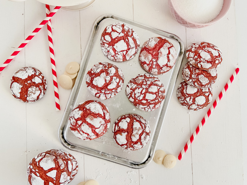 Galletas red velvet sin gluten