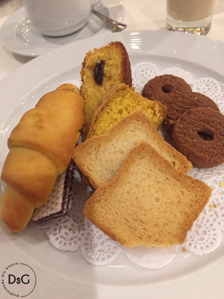 desayuno sin gluten en un crucero