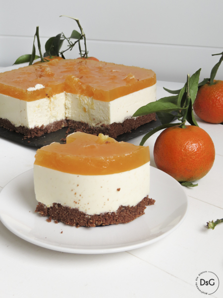 ingredientes tarta queso y mandarinas