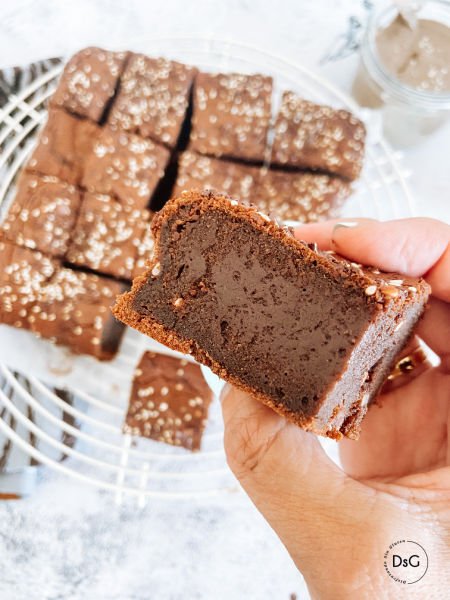 brownie de tahini sin gluten