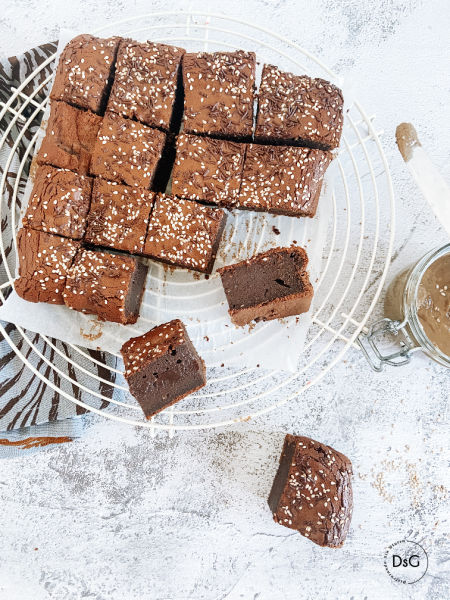 brownie de tahini