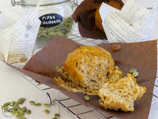 ingredientes magdalenas calabaza sin gluten