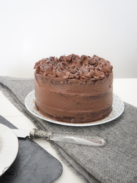 tarta de chocolate y zanahoria sin gluten