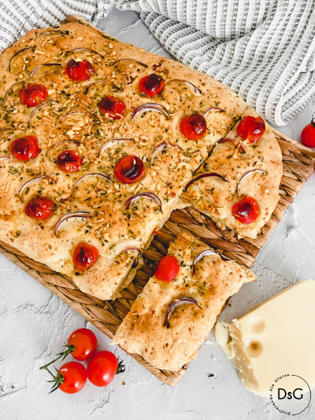 Receta de foaccia sin gluten