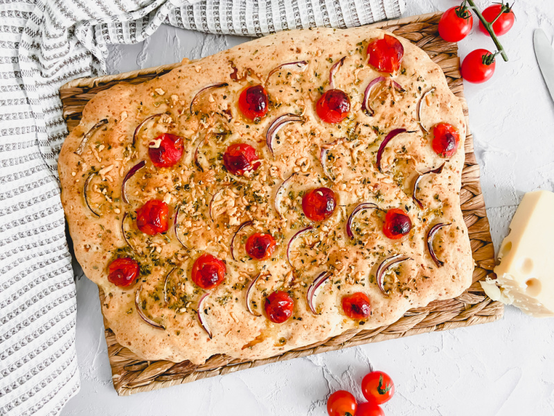 Focaccia sin gluten