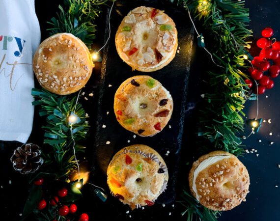 Mini roscos de Reyes sin gluten