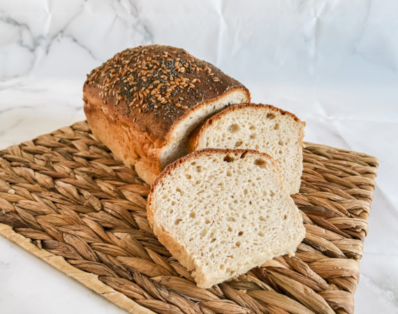 Pan de molde básico sin gluten