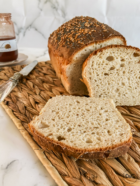 Pan de molde básico sin gluten - Disfrutando sin Gluten