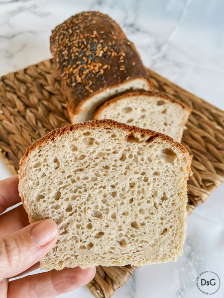 Pan de molde básico sin gluten - Disfrutando sin Gluten