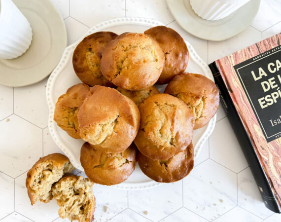 Magdalenas sin gluten y sin lácteos