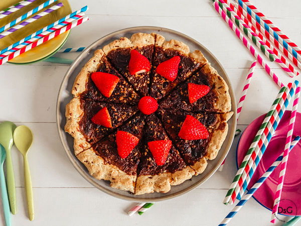 receta de pizza de chocolate sin gluten