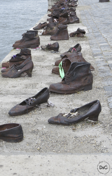 zapatos homenaje a los Judíos, Budapest