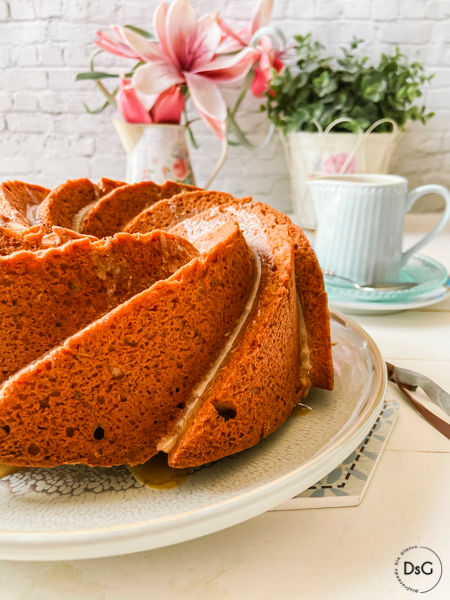 receta de Bundt Cake de café sin gluten