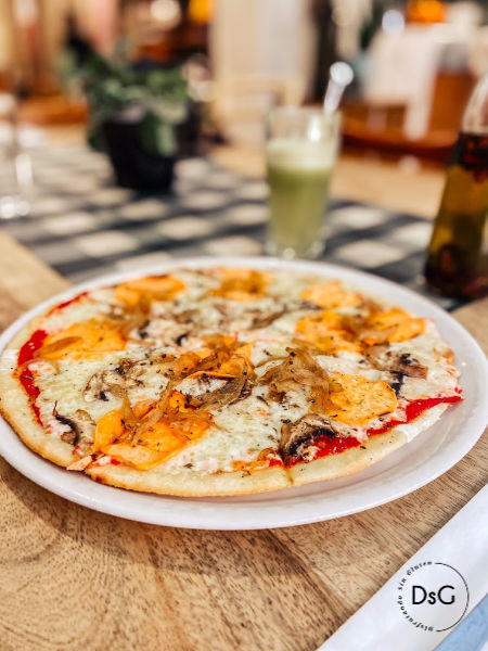 Pizza sin gluten restaurante Messie Barcelona