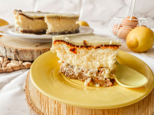 Tarta de queso y Lemond Curd sin gluten