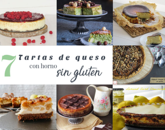 Tartas de queso sin gluten y con horno