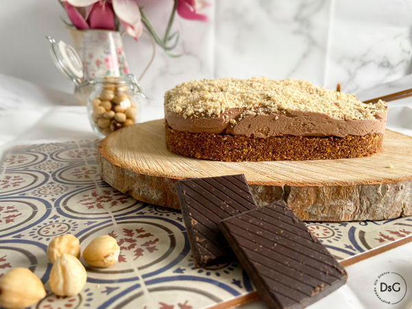 receta de tarta helada de chocolate y queso mascarpone