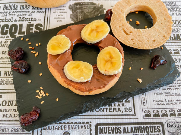 bagels de canela sin gluten