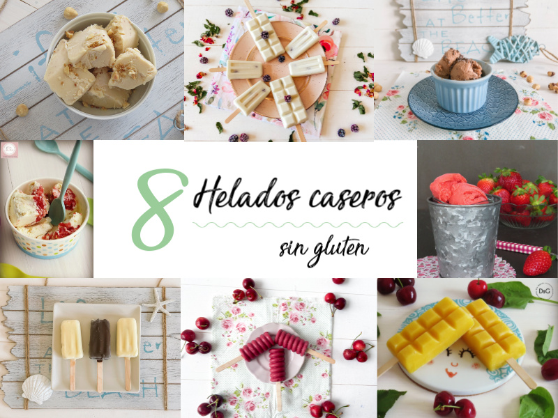 Recetas de helados caseros sin gluten