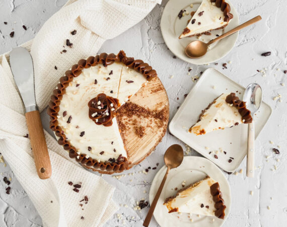 Tarta de queso y leche condensada