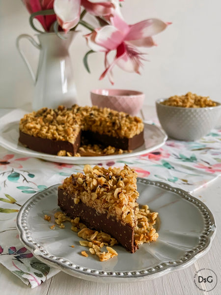 tarta de chocolate y cacahuetes sin gluten