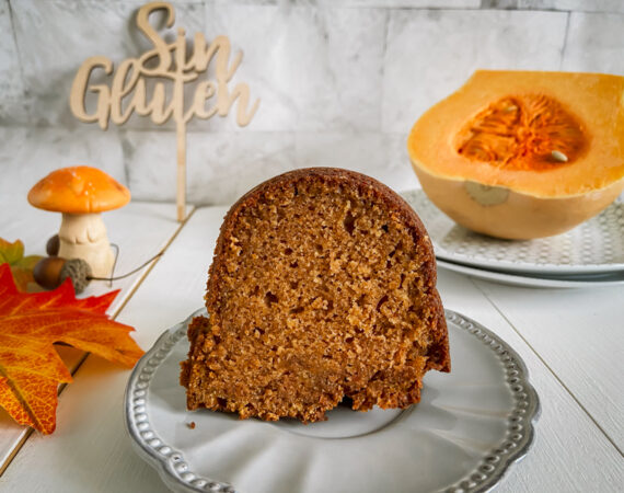 bundt cake de calabaza especiada sin gluten