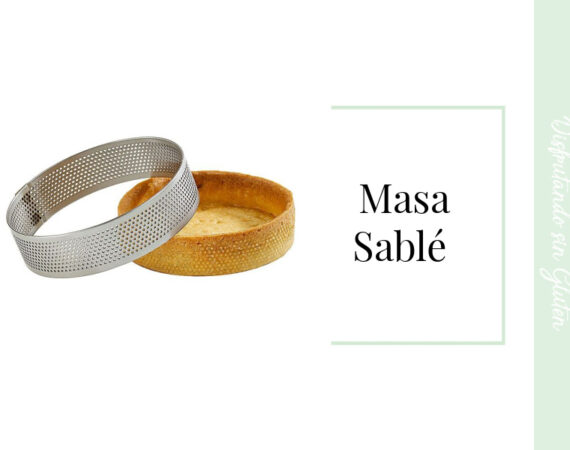 Masa sablé sin gluten