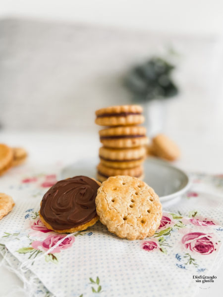 Galletas tipo príncipe sin gluten