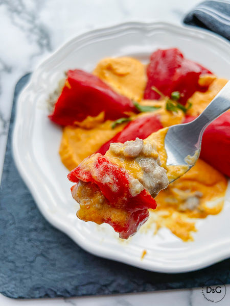 Pimientos del piquillo rellenos sin gluten