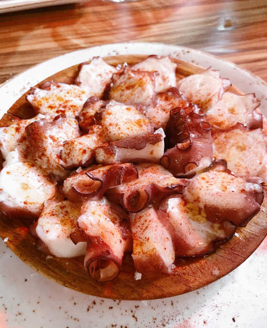 Pulpo sin gluten