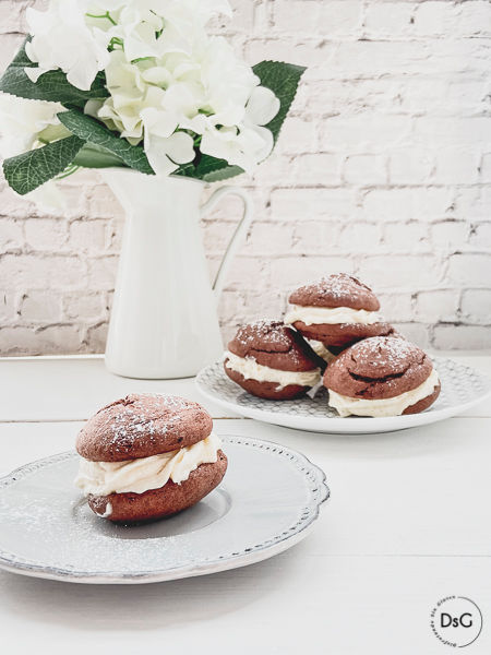 whoopie pies sin gluten de chocolate