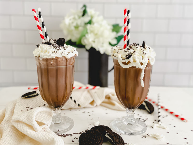 Batido de chocolate y oreo