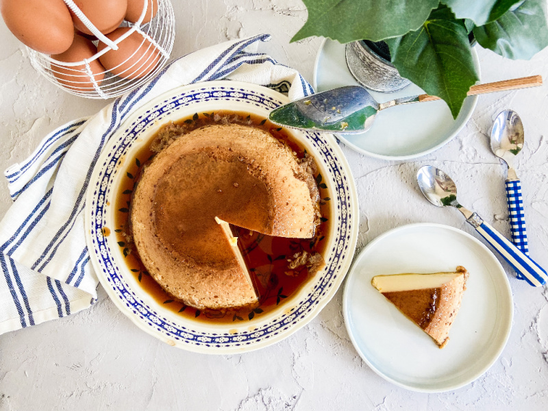 Flan de huevo - Disfrutando sin Gluten