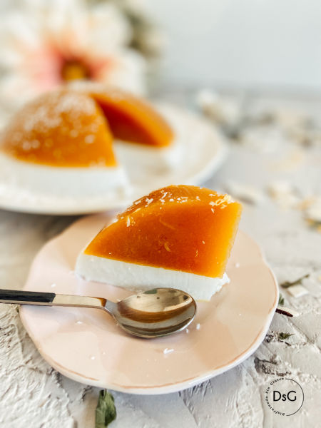 tarta de mango y coco sin gluten