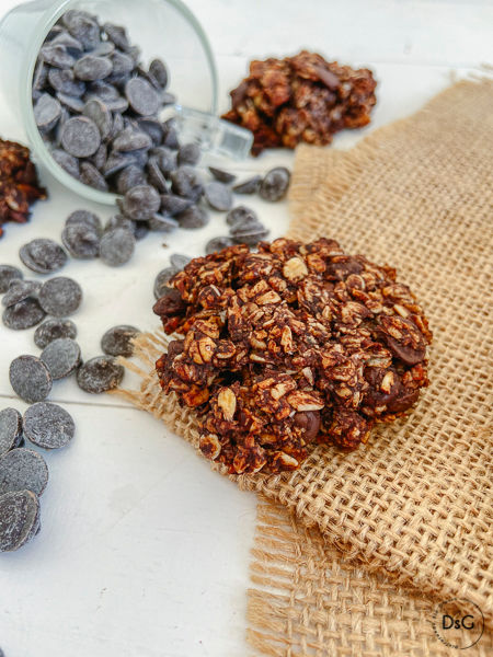 galletas de avena y chocolate sin gluten