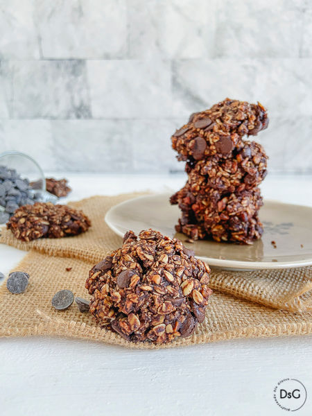 Galletas sin gluten de avena y chocolate