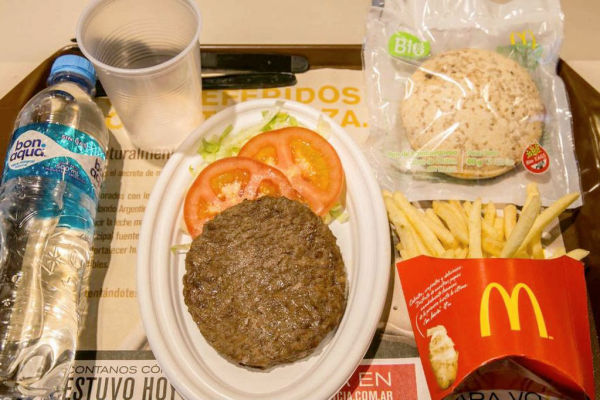 Mcdonalds sin gluten en Argentina