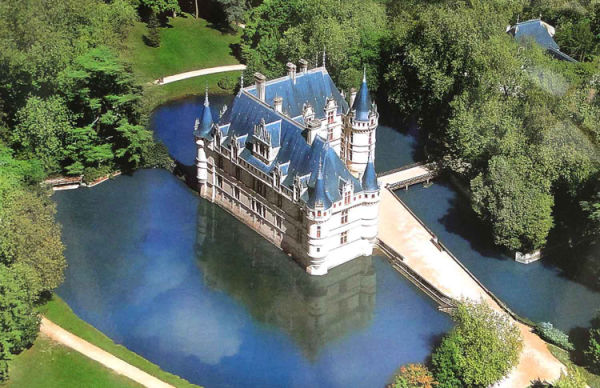 Castillo Azzay le Rideau, Loira