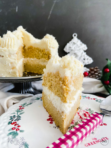 Tarta de Navidad sin gluten