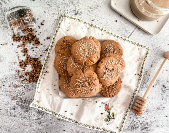 Galletas de tahini y miel