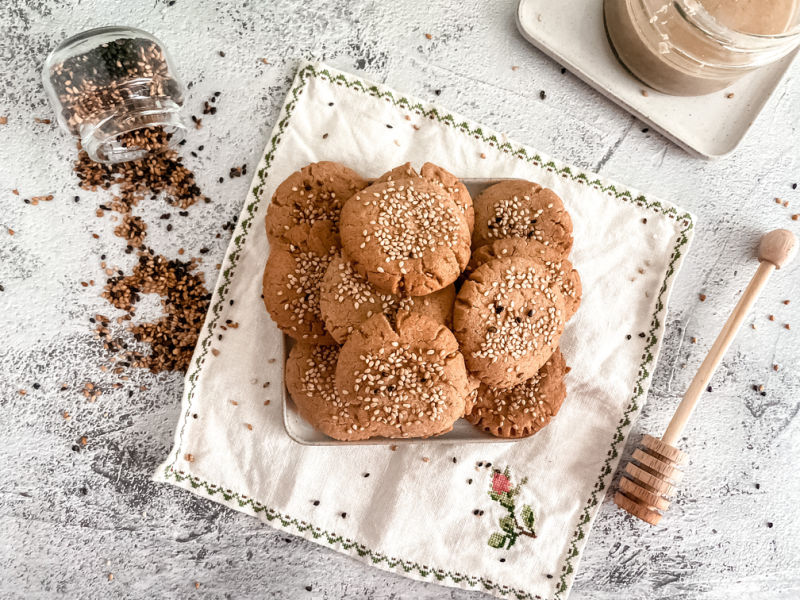 Galletas de tahini y miel