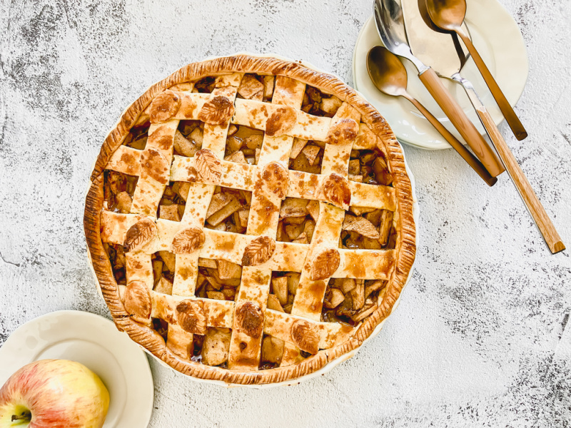Tarta de manzana americana apple pie