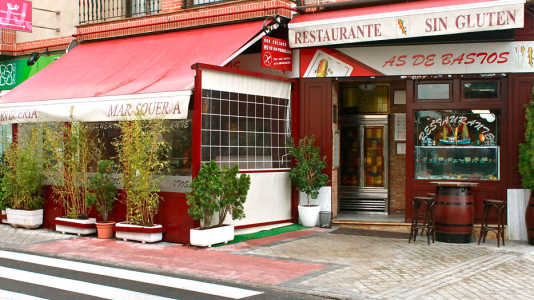 As de Bastos sin gluten en Majadahonda