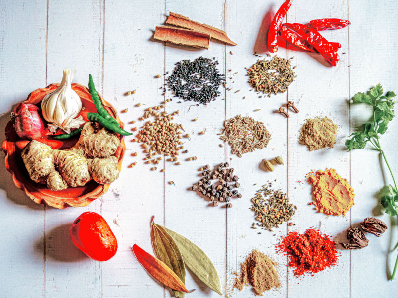 Especias sin gluten