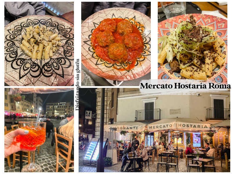 Mercato Hostaria sin gluten Roma