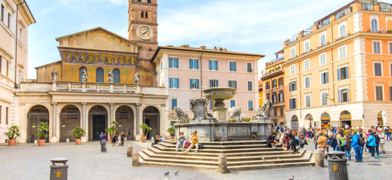 Comer sin gluten en el Trastévere de Roma