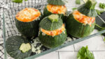 Calabacines rellenos de carne