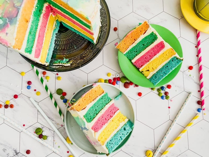 Tarta Arco Iris